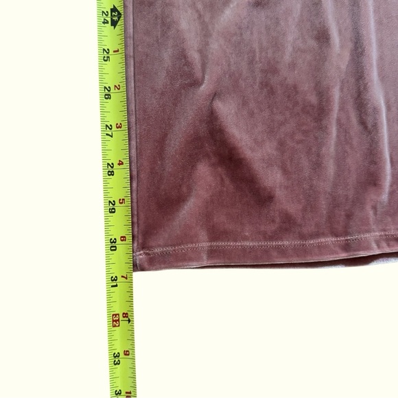 Leith Velour Jumpsuit Wide Leg V-neck Flattering Sleeves Ruffles M - Picture 6 of 9